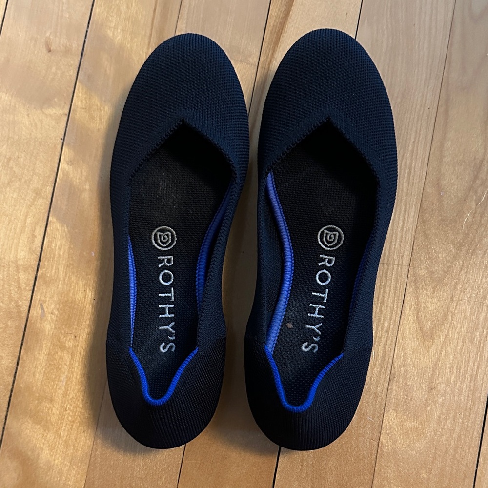 Rothy's Black Slip-Ons